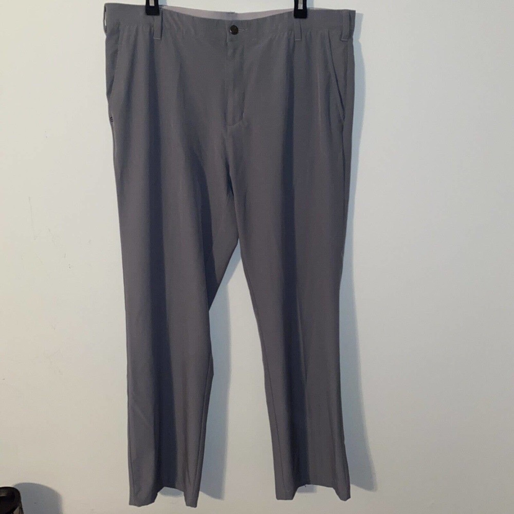 Addias Golf Pressed GREY Mens Golf Pants Size 38x32 Athleisure